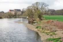 Vereinigte Mulde am Schloss Trebsen, Hochwasseraktionsplan Grimma mit Maßnahmen zur Vermeidung künftiger Hochwasserschäden